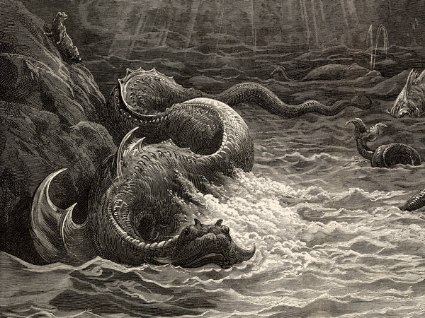 The Creation of Fish and Birds by Gustave Dore