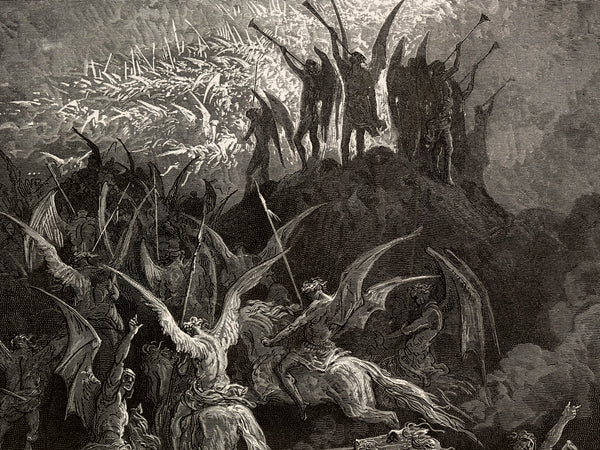 The Rebel Angels Summoned to the Conclave by Gustave Dore