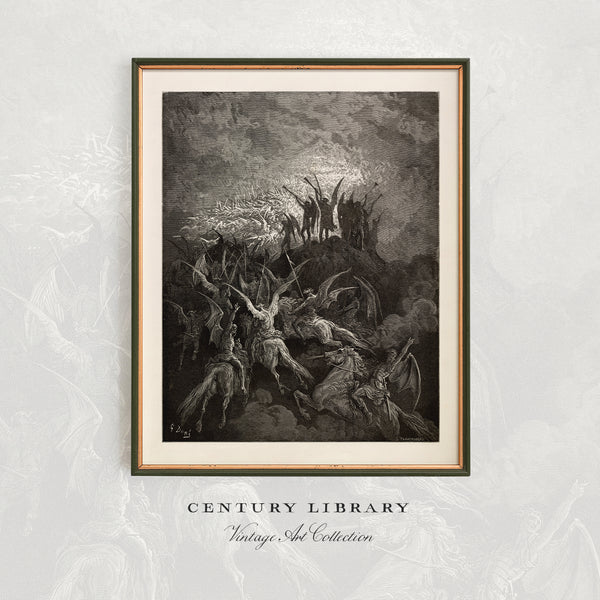 The Rebel Angels Summoned to the Conclave by Gustave Dore