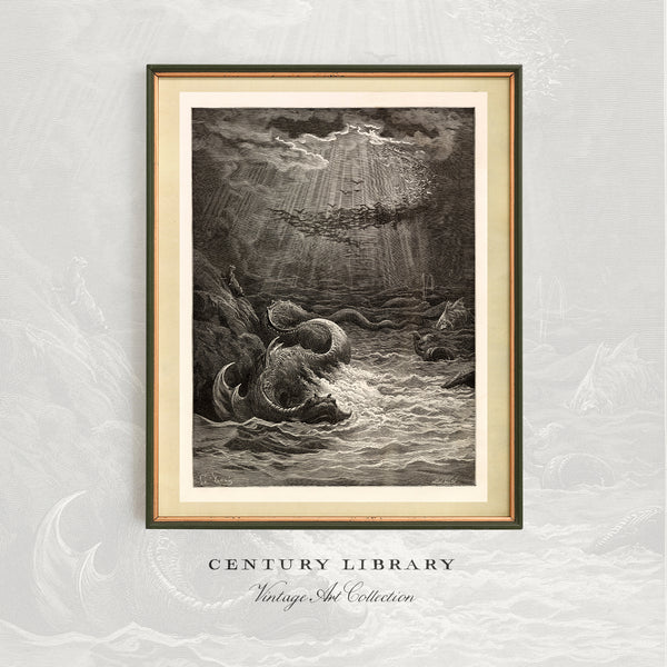 The Creation of Fish and Birds by Gustave Dore