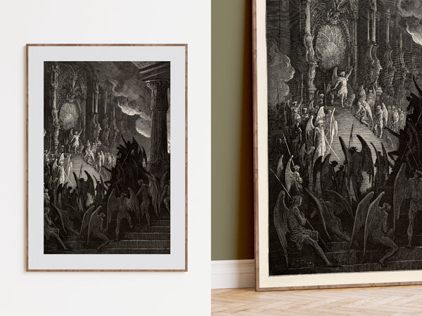 Satan in Council by Gustave Dore