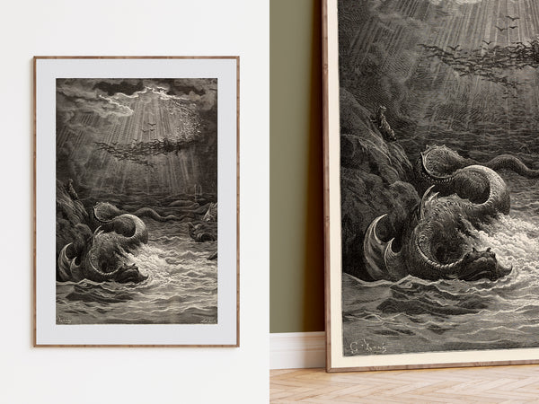 The Creation of Fish and Birds by Gustave Dore
